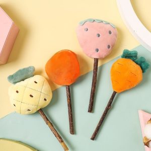 Colorful handcrafted lollipops on vibrant artistic background, whimsical and playful art palette.