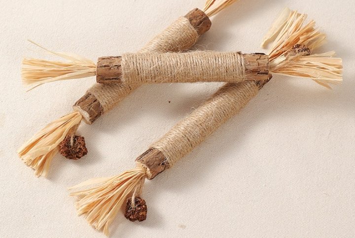 Pincéis de fibra natural feitos à mão com pormenores botânicos secos e ornamentos de conchas no prato.